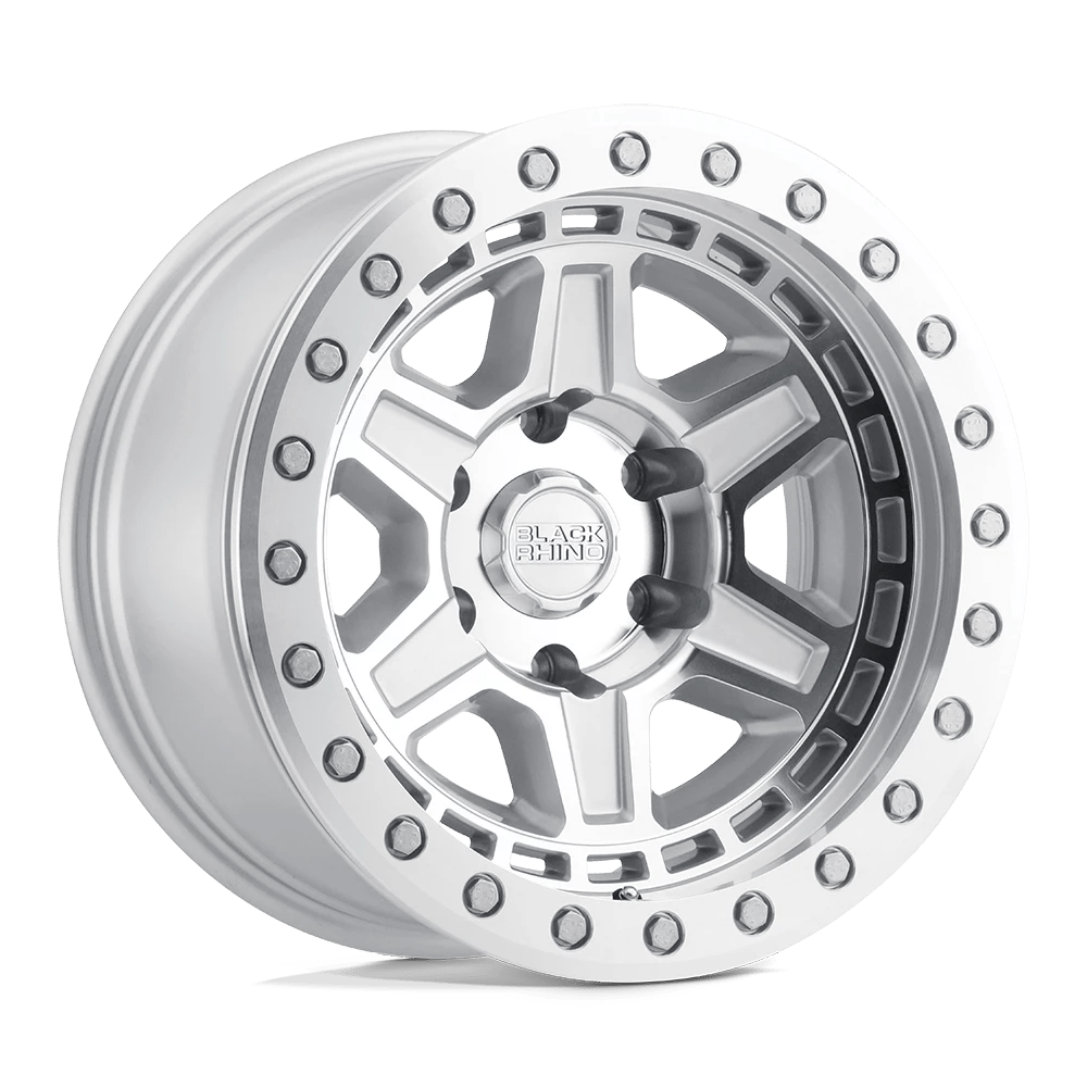 Black Rhino RENO Wheel | Silver W/ Mirror Face & Silver Bolts