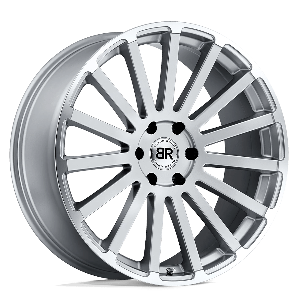 Black Rhino SPEAR Wheel | Silver W/ Mirror-Cut Edge