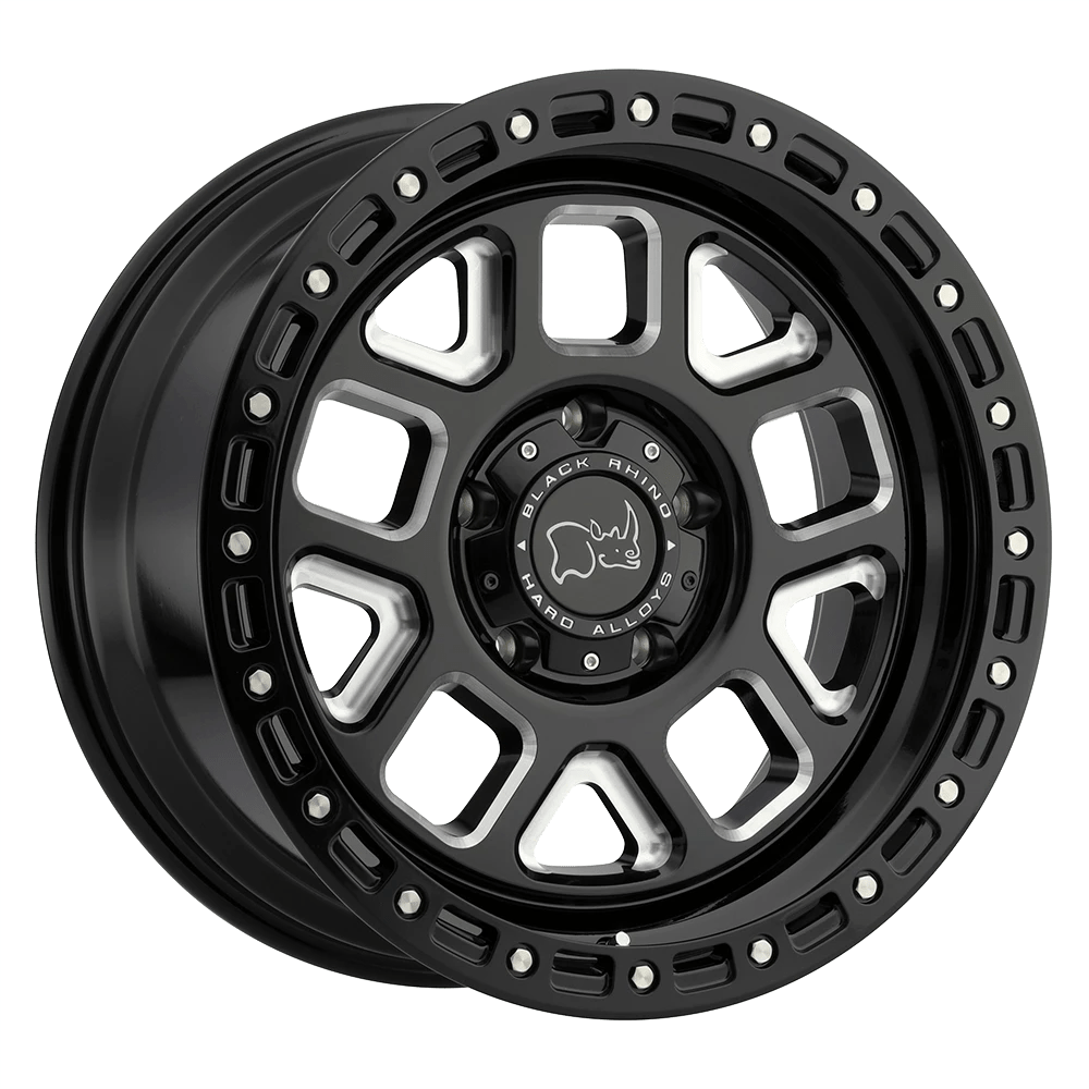 Black Rhino ALPINE Wheel | Gloss Black W/ Milled Spokes