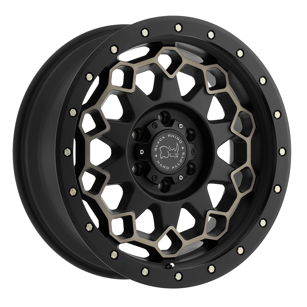 Black Rhino DIAMANTE Wheel | Matte Black W/ Machined Face & Dark Matte Tint