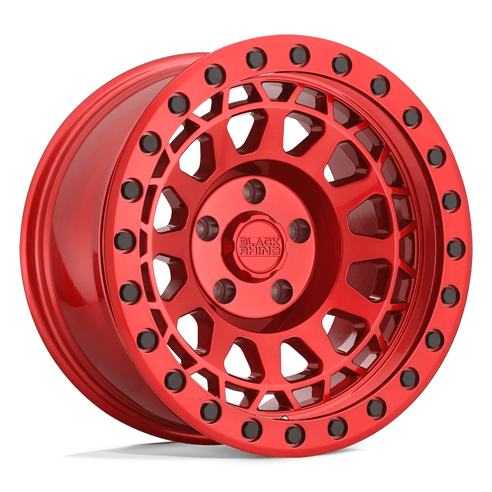 Black Rhino PRIMM Wheel | Candy Red W/ Black Bolts