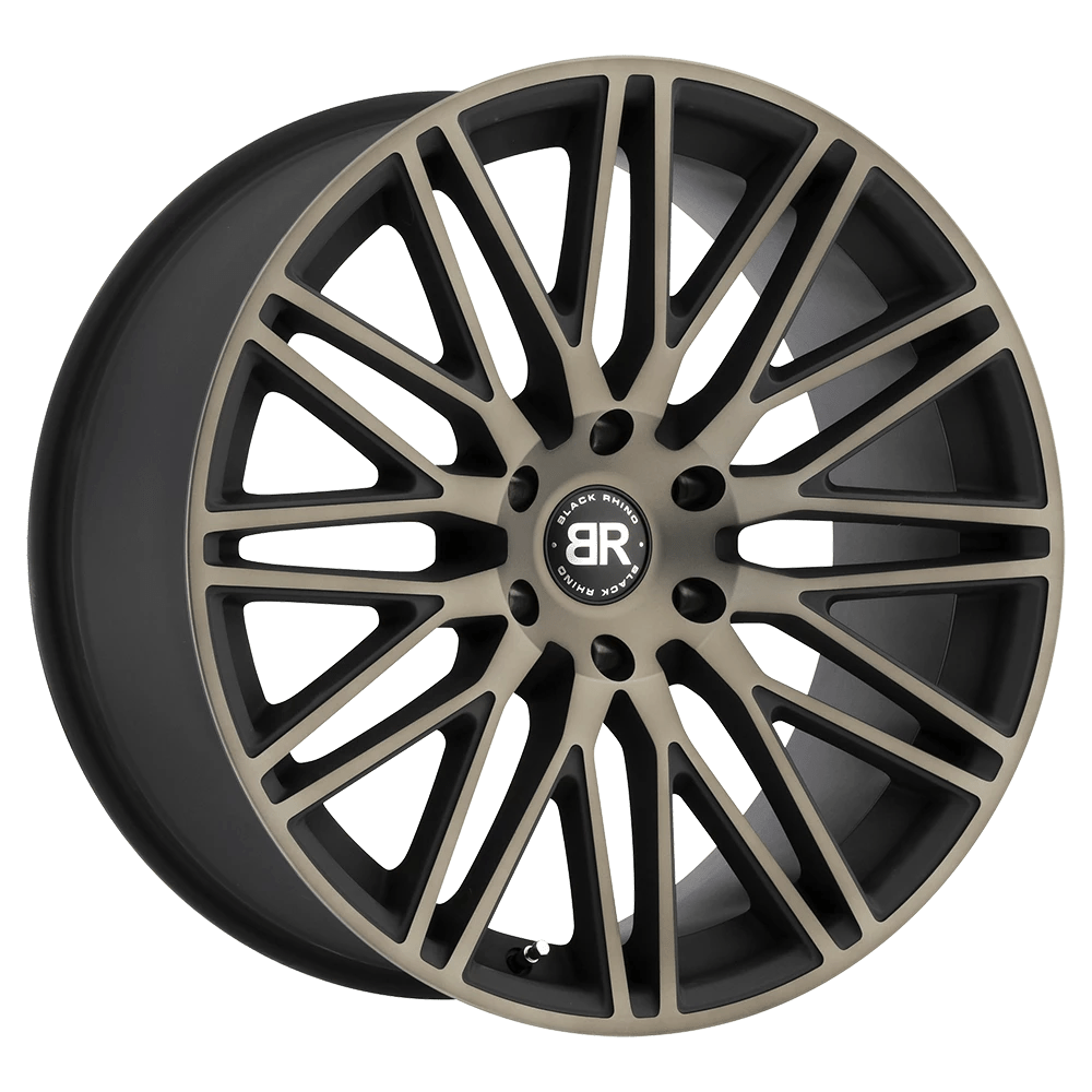 Black Rhino ZULU Wheel | Matte Black W/ Machined Face & Dark Matte Tint