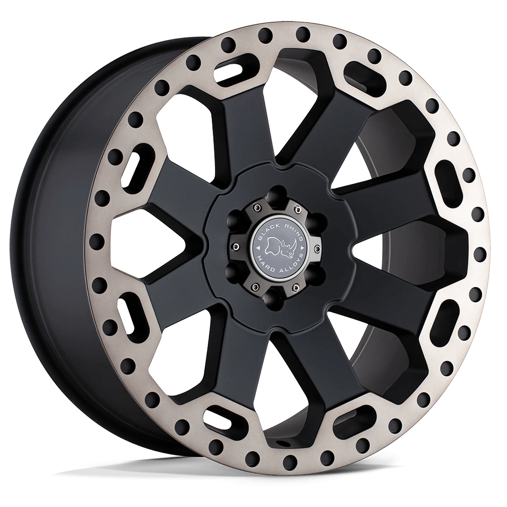 Black Rhino WARLORD Wheel | Matte Black W/ Machined Dark Tint