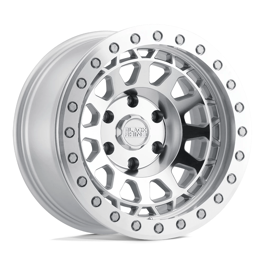 Black Rhino PRIMM Wheel | Silver W/ Mirror Face & Machined Ring