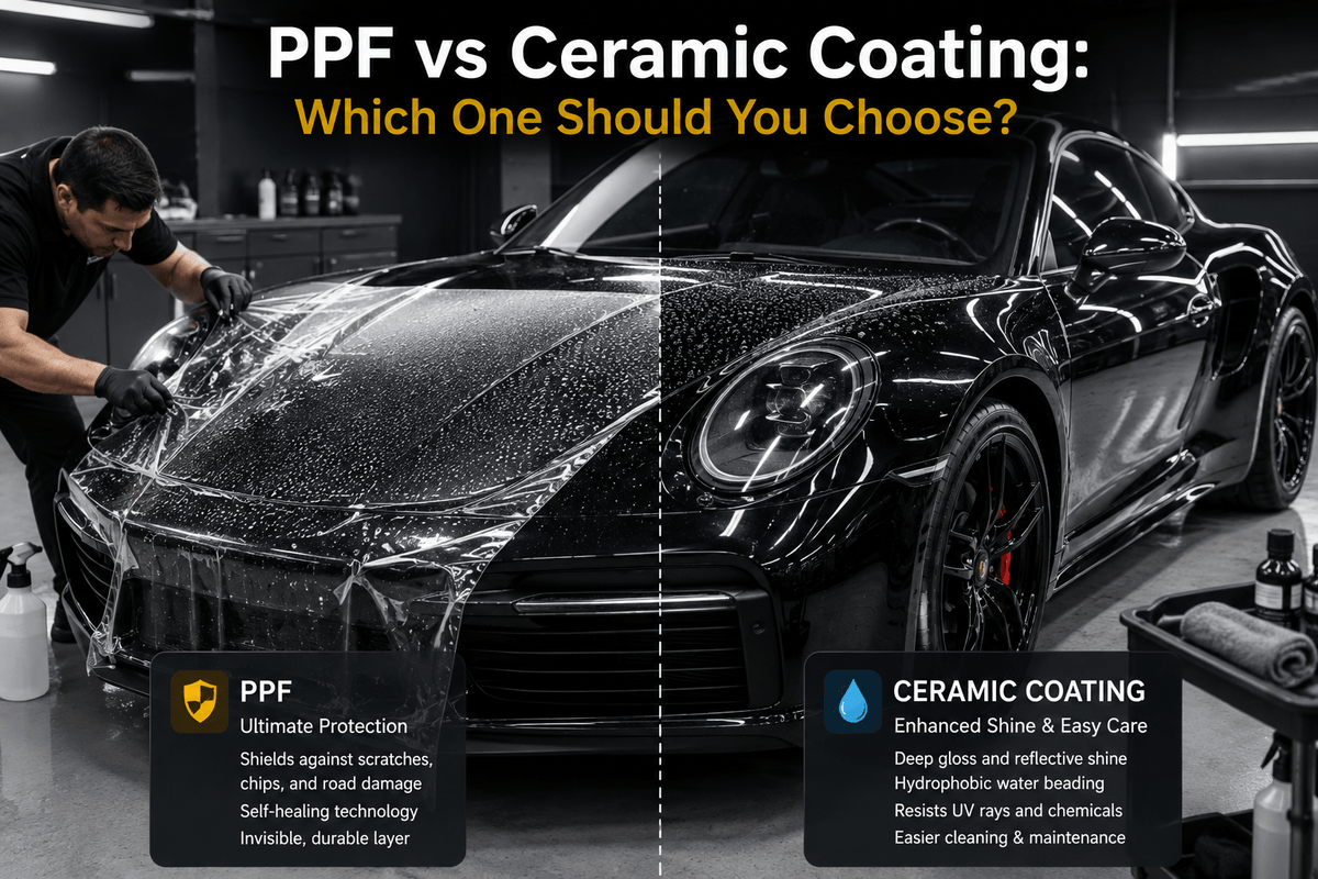 PPF vs Ceramic Coating: Which One Should You Choose?