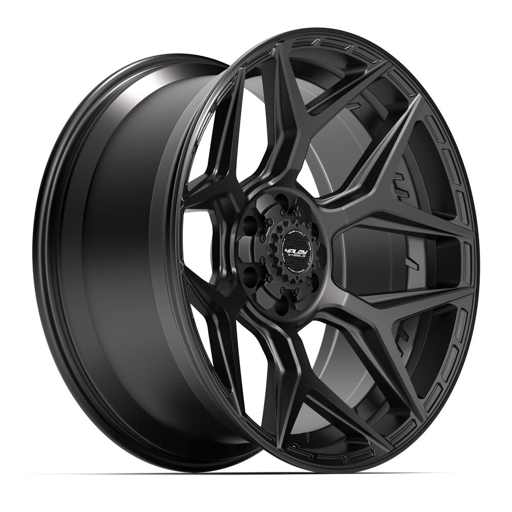 4PLAY Wheels Gen3 22x10 6x5.5 & 6x135mm -18ET Satin Black (Part Number 4P06-22100-6D55-18B1)