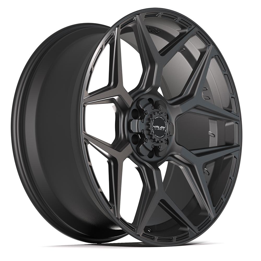 4PLAY Wheels Gen3 24x10 Satin Black 6-Lug & 6x5.5/135mm Bolt Pattern for Chevrolet, Ford, GMC, Toyota, Nissan & More