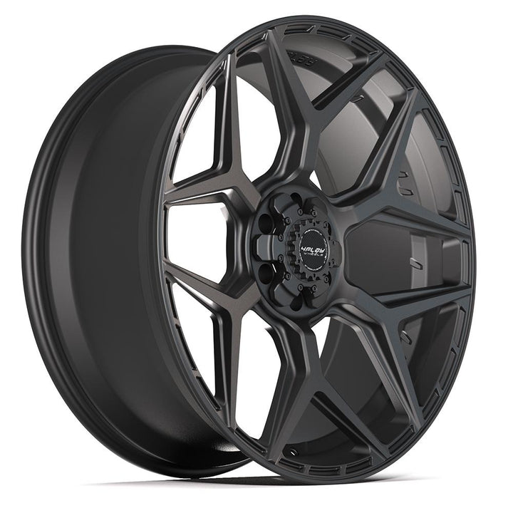 4PLAY Wheels Gen3 24x10 Satin Black 6-Lug & 6x5.5/135mm Bolt Pattern for Chevrolet, Ford, GMC, Toyota, Nissan & More