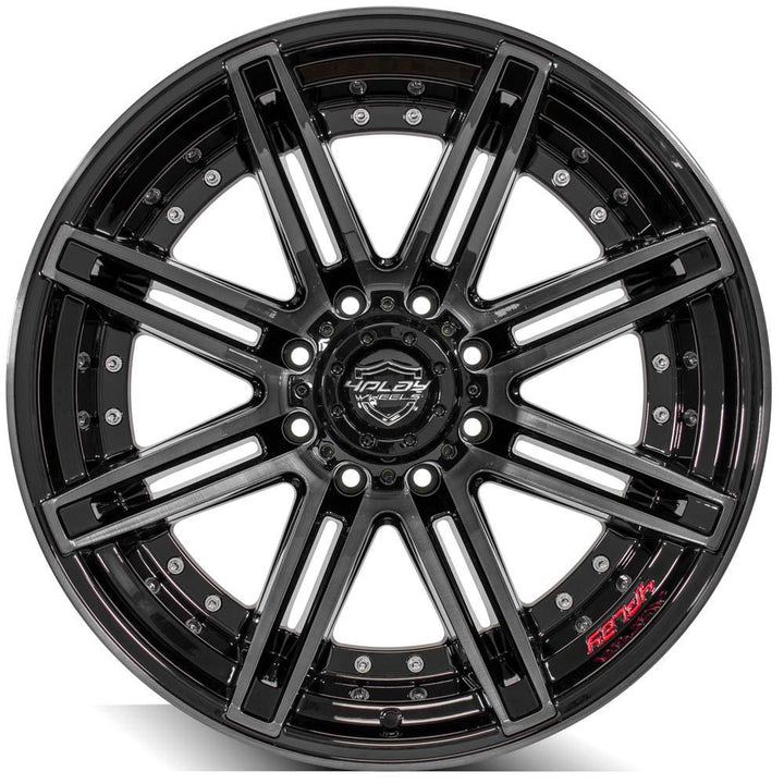 4PLAY Gen2 4P08 Wheel | Gloss Black