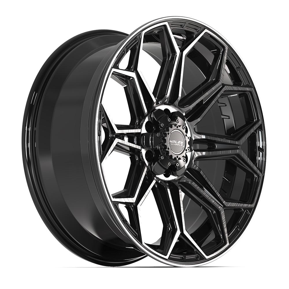 4PLAY Wheels Gen3 4P83 22x9 Brushed Black with Gloss Black Face and Tinted Clear Finish