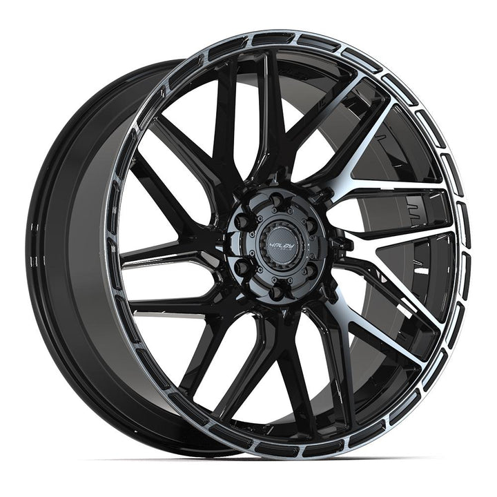 4PLAY Wheels Sport2.0 24x10 Brushed Black and Gloss Black Wheel with Tinted Clear Finish - Part Number 4PS28