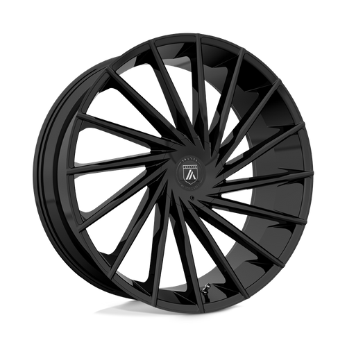 Asanti Black ABL18 22x9 Gloss Black Matar Wheel with 6x135/6x139.7 Bolt Pattern and 30mm Offset