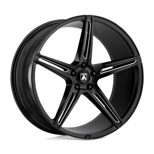 Asanti Black ABL22 22x9 Gloss Black Milled Wheel with 5x112 Bolt Pattern