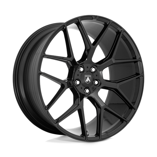 Asanti Black ABL-27 Dynasty 20-Inch Gloss Black Wheel with 5x112 Bolt Pattern and +25 Offset