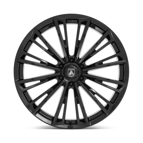 Asanti Black ABL30 Corona 22x9 Inch Gloss Black Alloy Wheel with 5x120 Bolt Pattern and +32 Offset