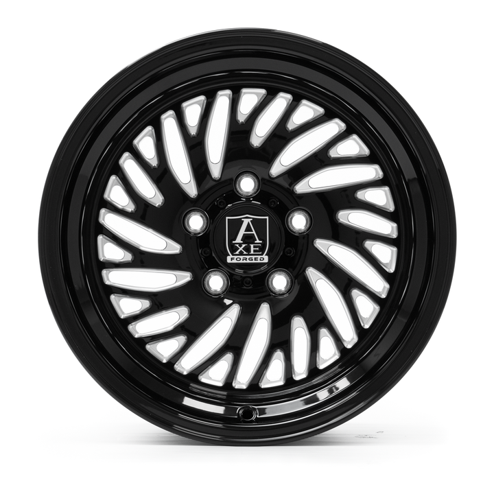 AXE AF10 UTV (left) Wheel | Gloss Black Milled