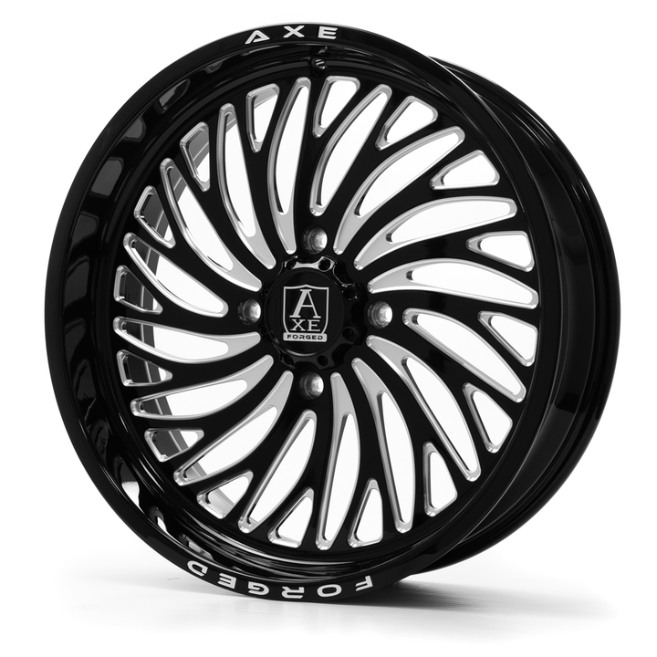 AXE AF10 UTV (left) Wheel | Gloss Black Milled