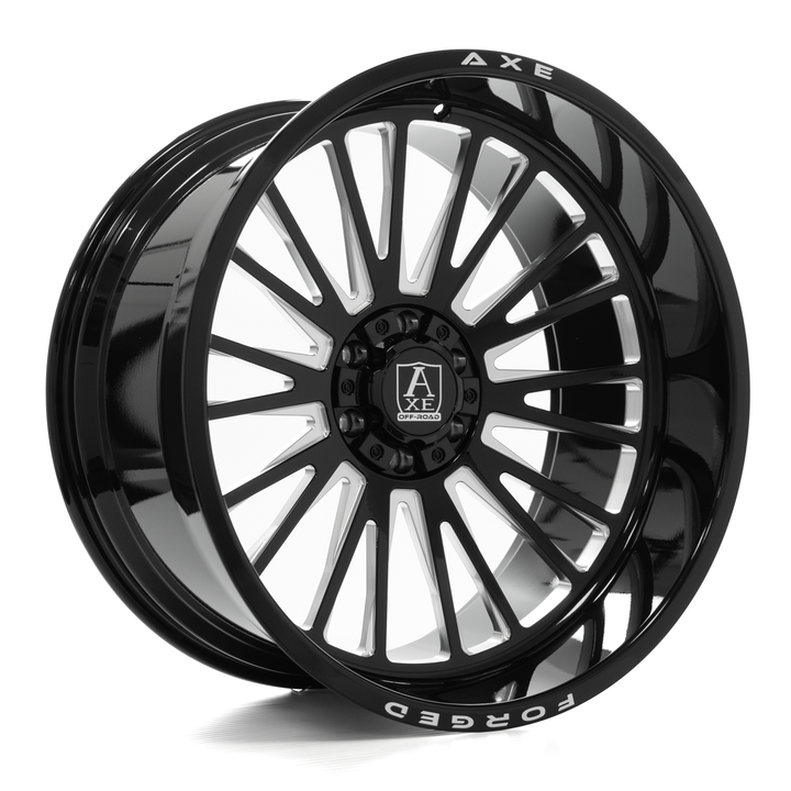 AXE AF7 Forged Wheel | Gloss Black Milled