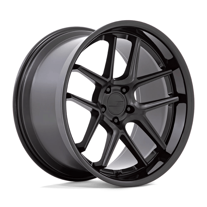 American Racing AR942 BISHOP Wheel | Matte Black W/ Gloss Black Lip