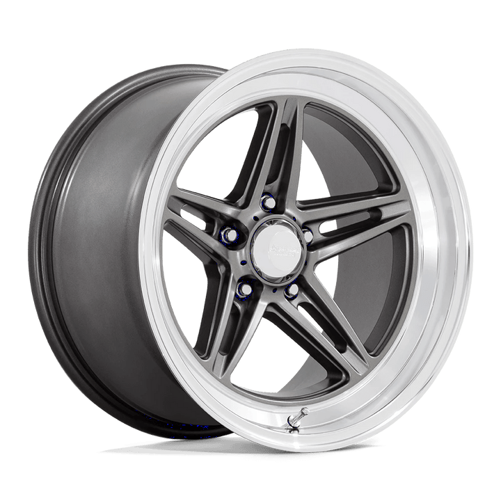 American Racing Vintage VN514 GROOVE Wheel | Anthracite W/ Diamond Cut Lip
