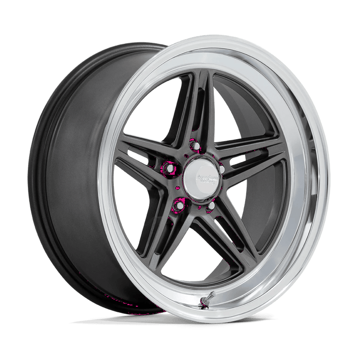 American Racing Vintage VN514 GROOVE Wheel | Anthracite W/ Diamond Cut Lip