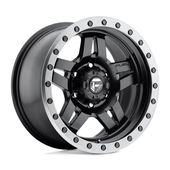 Fuel 1PC D557 ANZA Wheel | Matte Black Gun Metal Ring
