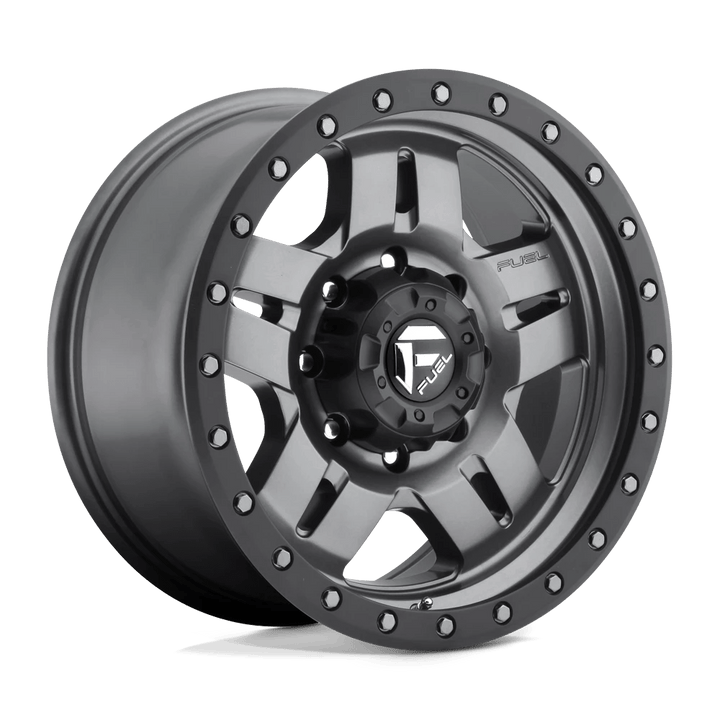 Fuel 1PC D558 ANZA Wheel | Matte Gun Metal Black Bead Ring