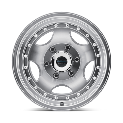 American Racing AR23 Type 23 16x8 Aluminum Wheel with Machined Finish and Clear Coat