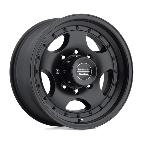 American Racing AR23 16x8 Satin Black Wheel with 5x139.7 Bolt Pattern