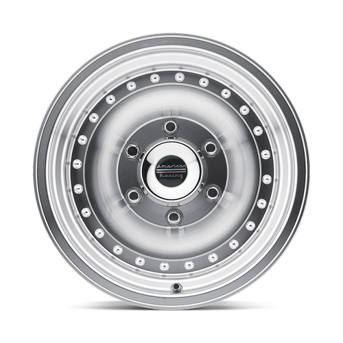American Racing AR61 Outlaw I 15x7 inch Machined with Clear Coat, 5x114.3 Bolt Pattern, -6mm Offset