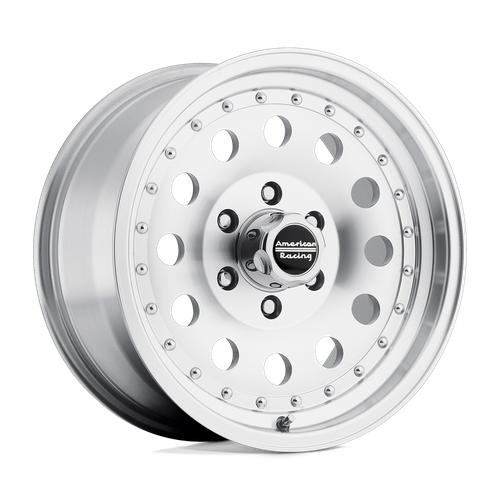 American Racing AR62 Outlaw II 16x8 Wheel with Machined Finish and 8x170 Bolt Pattern