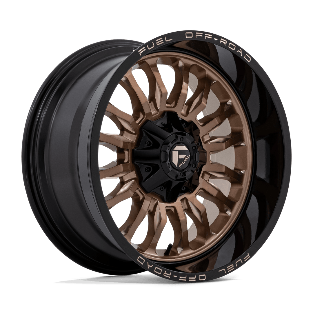 Fuel 1PC D797 ARC Wheel | Platinum Bronze W/ Black Lip