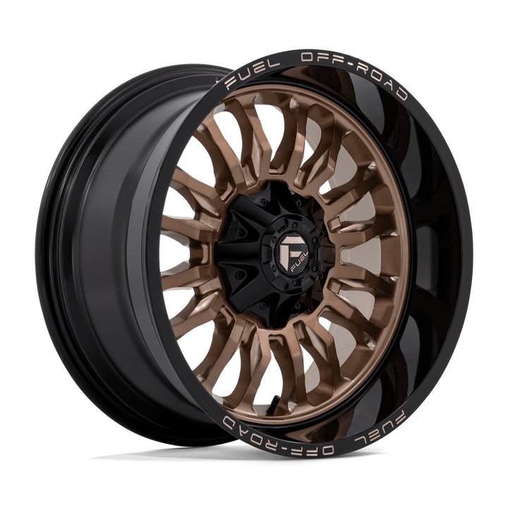 Fuel 1PC D797 ARC Wheel | Platinum Bronze W/ Black Lip