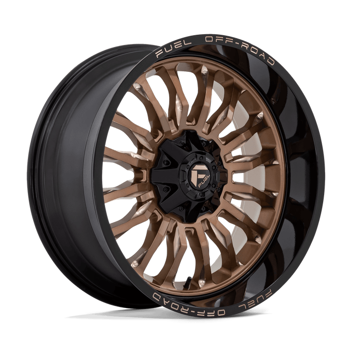 Fuel 1PC D797 ARC Wheel | Platinum Bronze W/ Black Lip