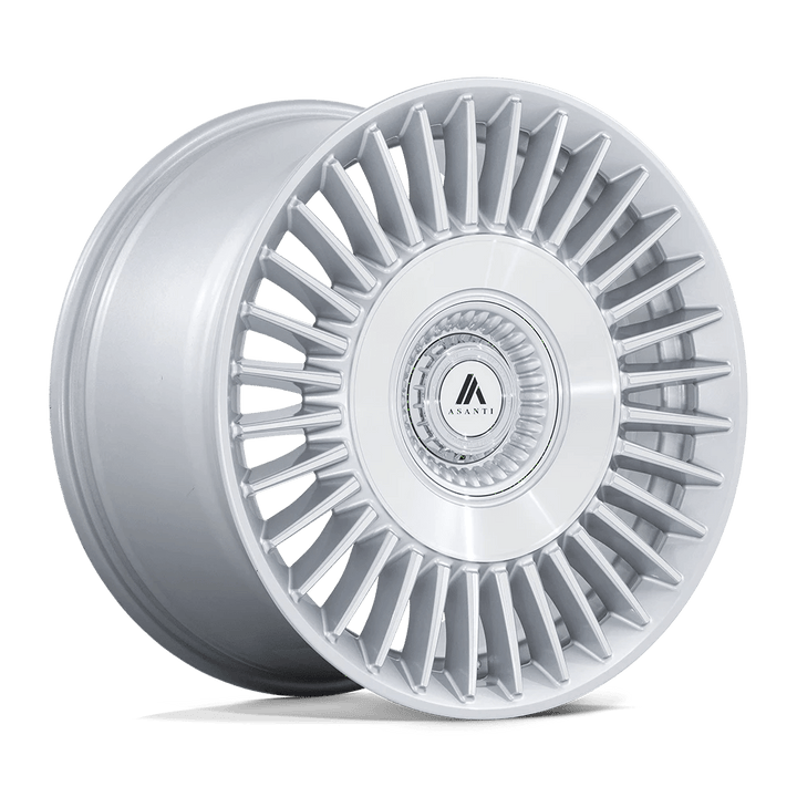 Asanti Black ABL-40 TIARA Wheel | Gloss Silver Bright Mach Face