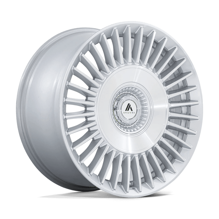 Asanti Black ABL-40 TIARA Wheel | Gloss Silver Bright Mach Face