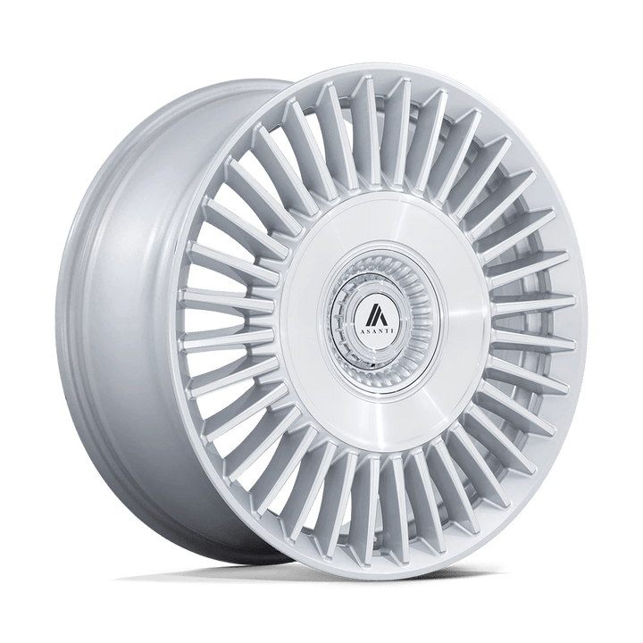 Asanti Black ABL-40 TIARA Wheel | Gloss Silver Bright Mach Face
