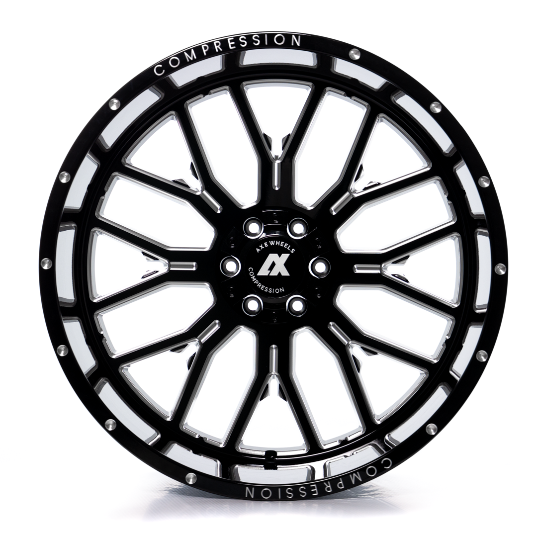 AXE AX6.0 Wheel | Gloss Black Milled