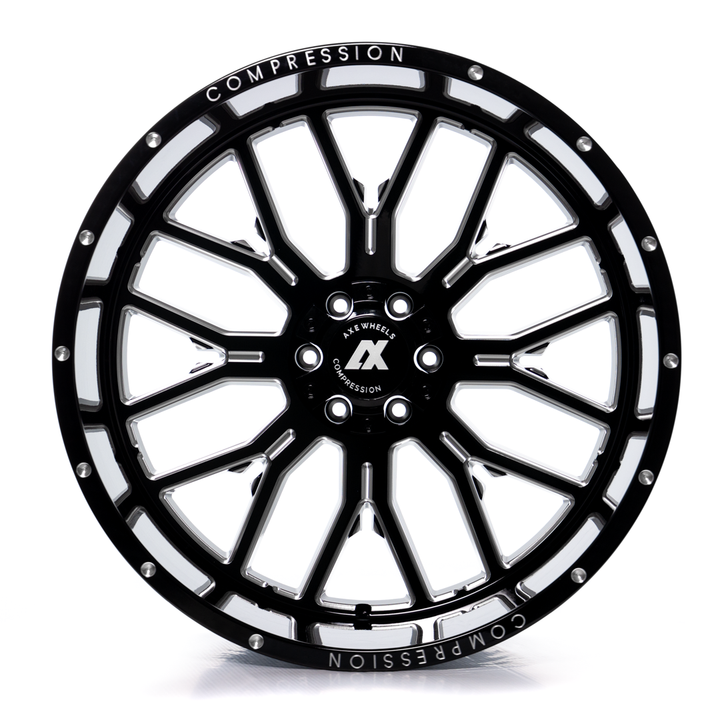 AXE AX6.0 Wheel | Gloss Black Milled