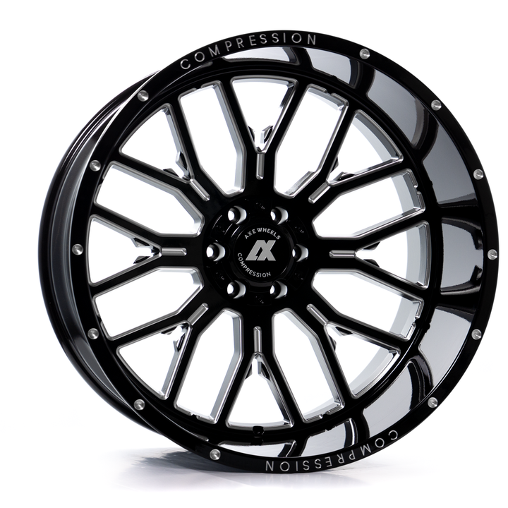 AXE AX6.0 Wheel | Gloss Black Milled