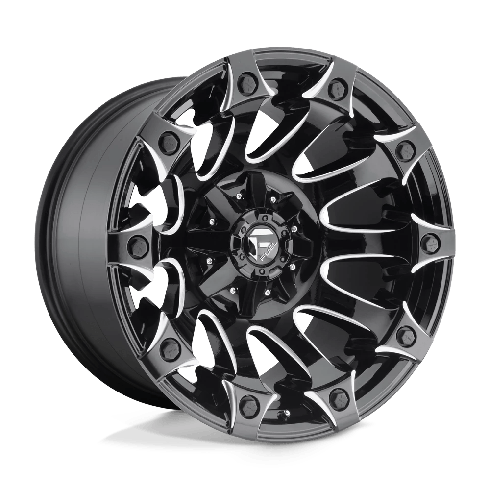 Fuel 1PC D578 BATTLE AXE Wheel | Gloss Black Milled