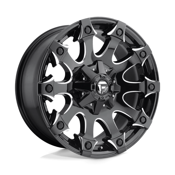 Fuel 1PC D578 BATTLE AXE Wheel | Gloss Black Milled