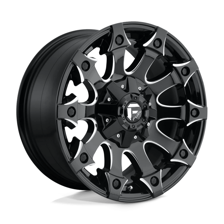 Fuel 1PC D578 BATTLE AXE Wheel | Gloss Black Milled