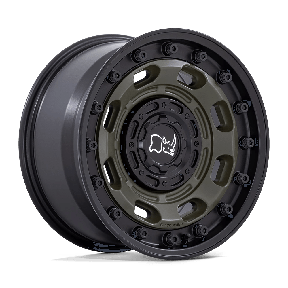 Black Rhino ATLAS Wheel | Olive Drab Green W/ Black Lip