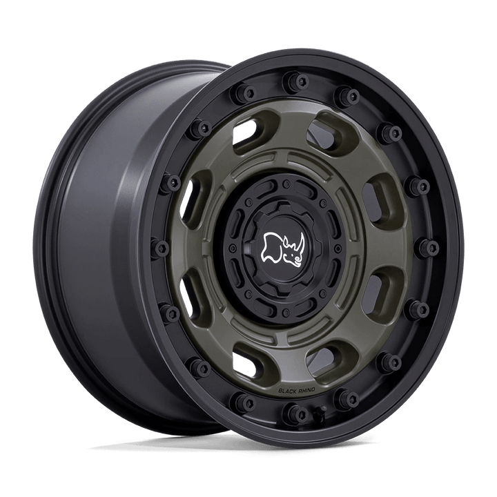 Black Rhino ATLAS Wheel | Olive Drab Green W/ Black Lip