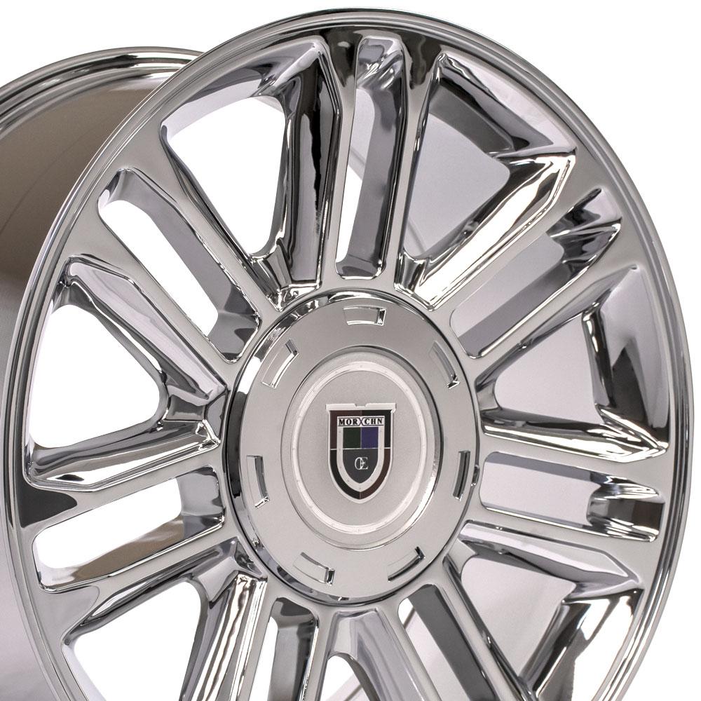 OE Wheels 22-Inch Replica CA83 Chrome Wheel for Cadillac Escalade and More