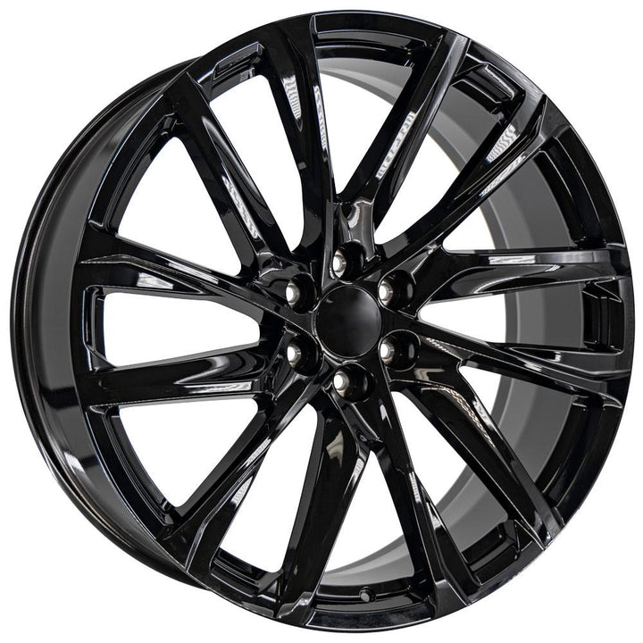 OE Wheels 26-inch Replica Wheel for Cadillac Escalade - CA90 Black 26x10 Gloss Black