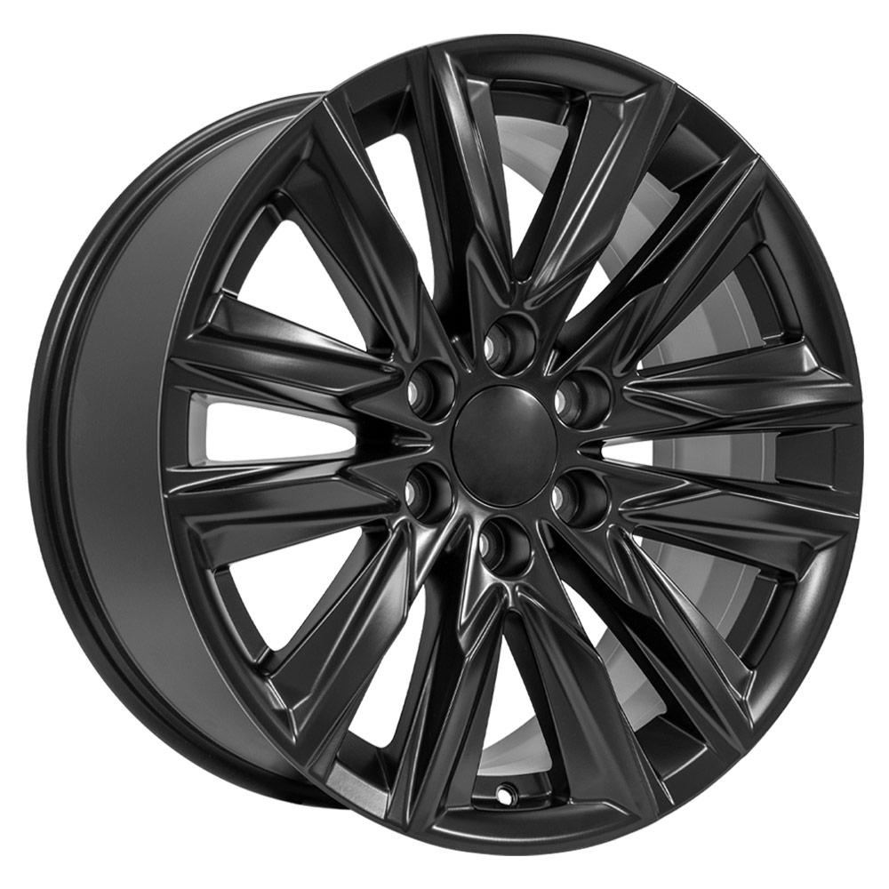 OE Wheels 20-Inch Replica Wheel for Cadillac Escalade - CA91 Satin Black 20x9