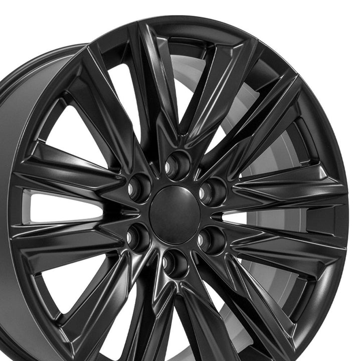 OE Wheels 20-Inch Replica Wheel for Cadillac Escalade - CA91 Satin Black 20x9