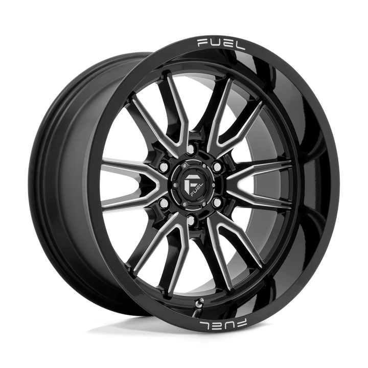 Fuel 1PC D761 CLASH Wheel | Gloss Black Milled